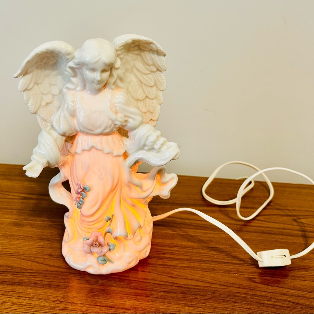 Seraphim Angel Night Light figurine by Roman Inc.